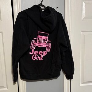 Jeep girl Black Hoodie Sweater